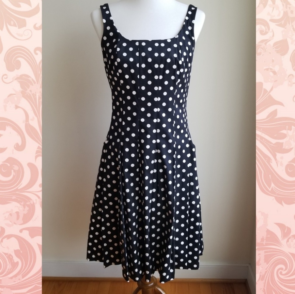 Ralph Lauren Polka Dot Dress Size 6